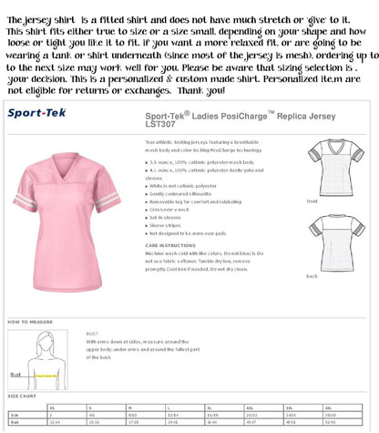 School & Number Glitter Jersey, Customizable Football Shirt