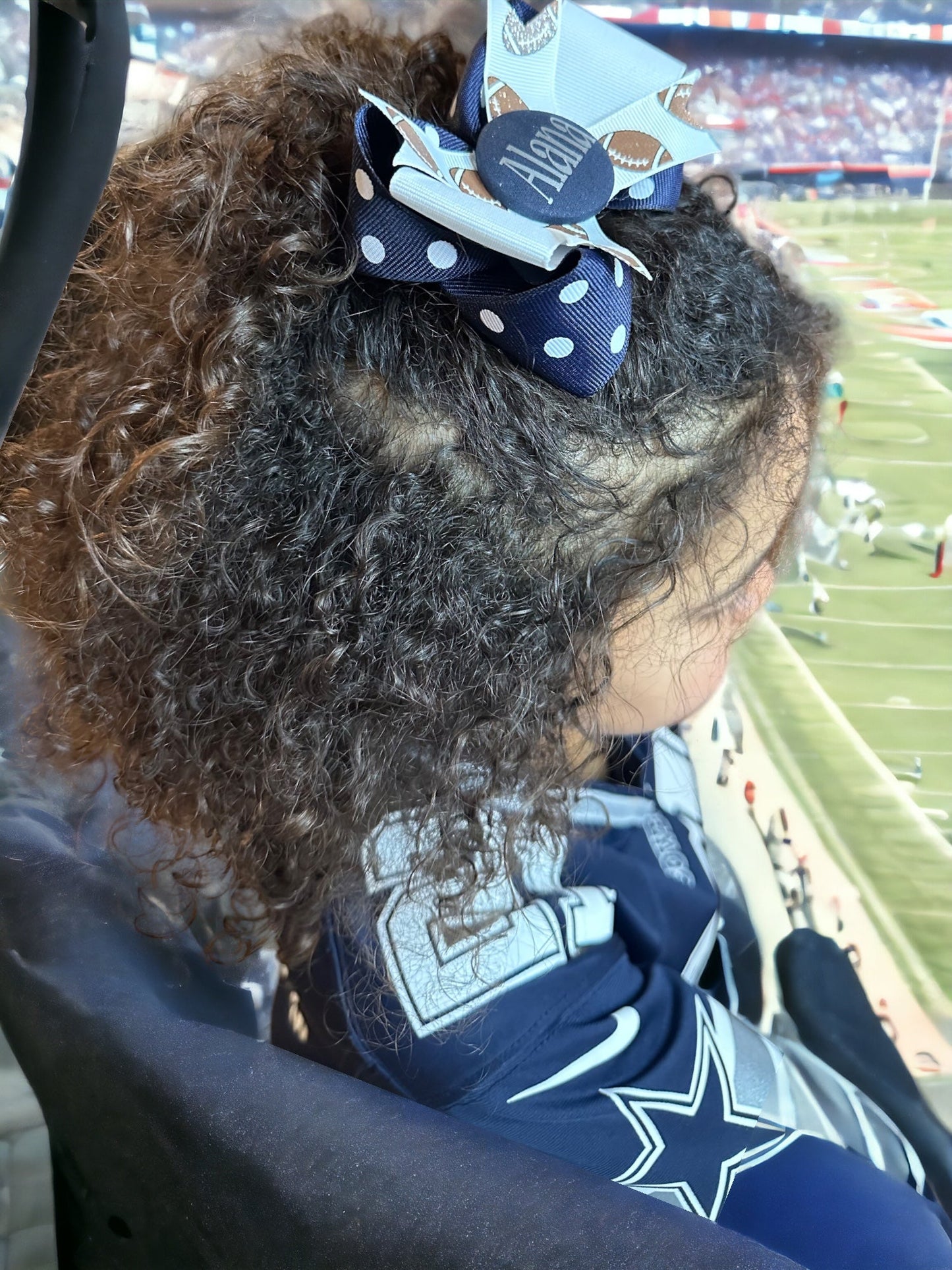 Gymnastics Hair Clip with Name, Match Team Colors, Choose Your Sport
