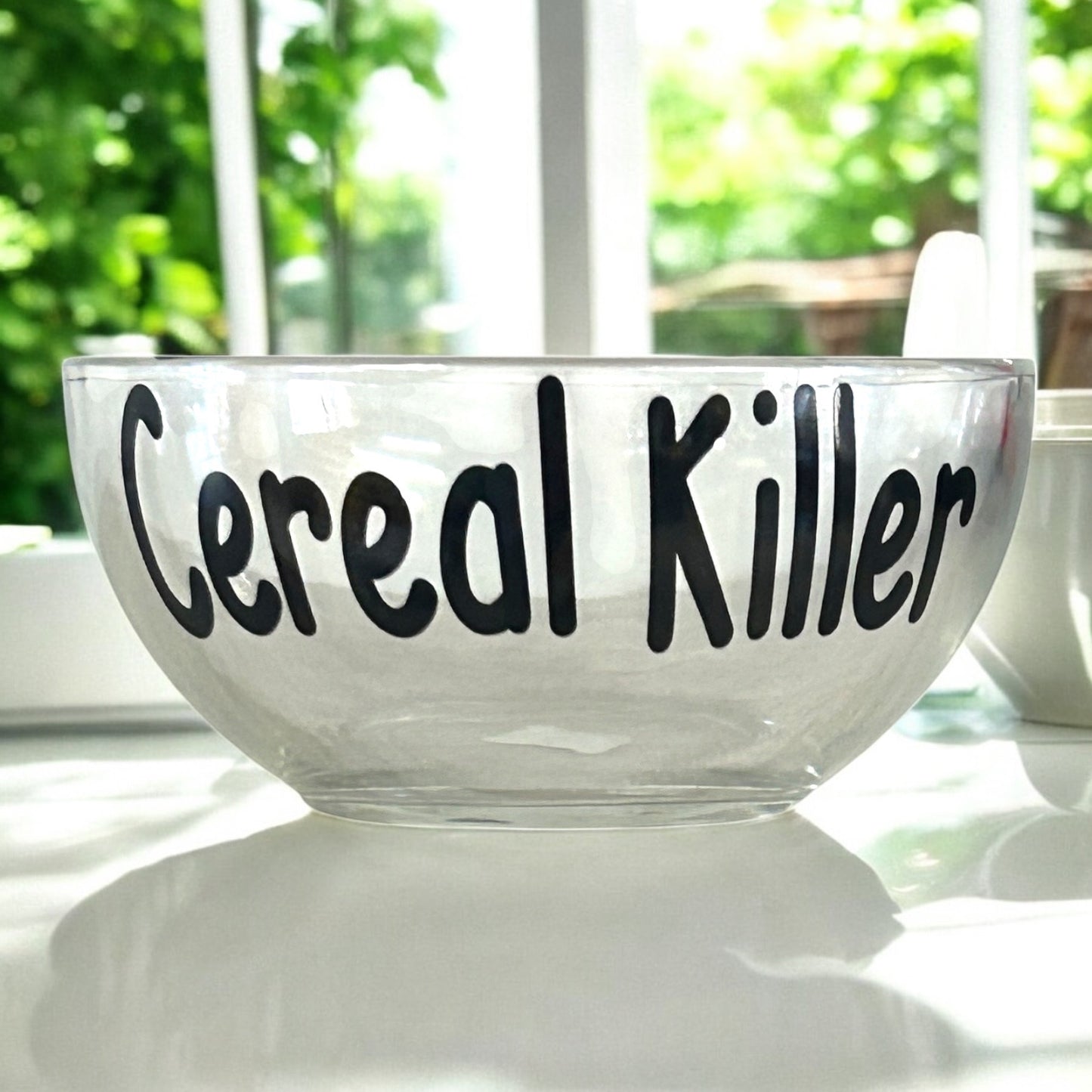 Cereal Killer Bowl or Personalized Dish Name, Pink or Choose Color
