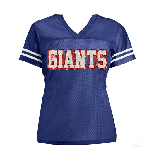 Giants Glitter Women’s Jersey Football Shirt