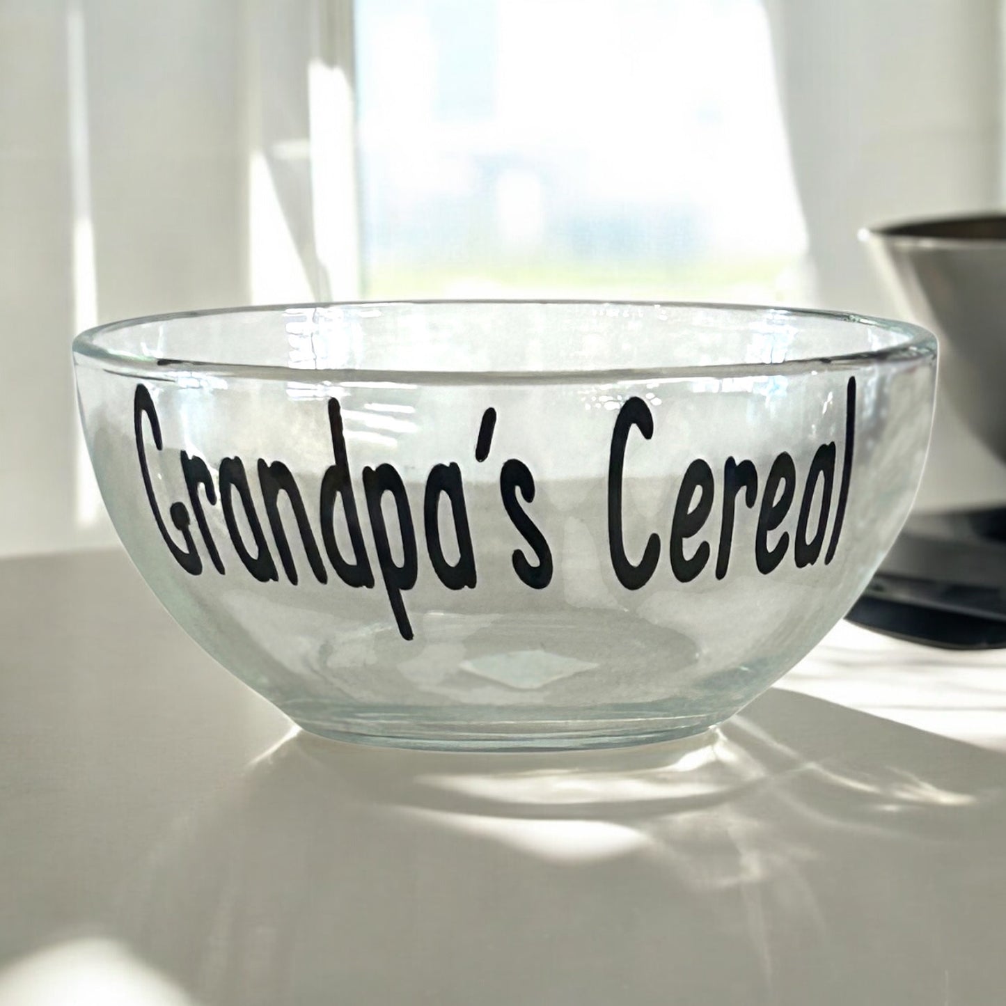 Cereal Killer Bowl or Personalized Dish Name, Pink or Choose Color