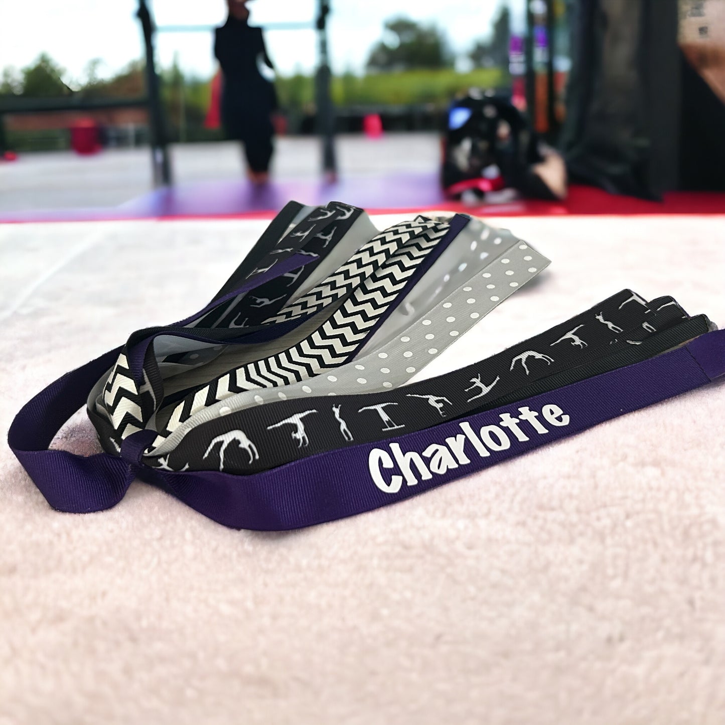 Glitter Sports Personalized Ponytail Bow - Match Team Colors