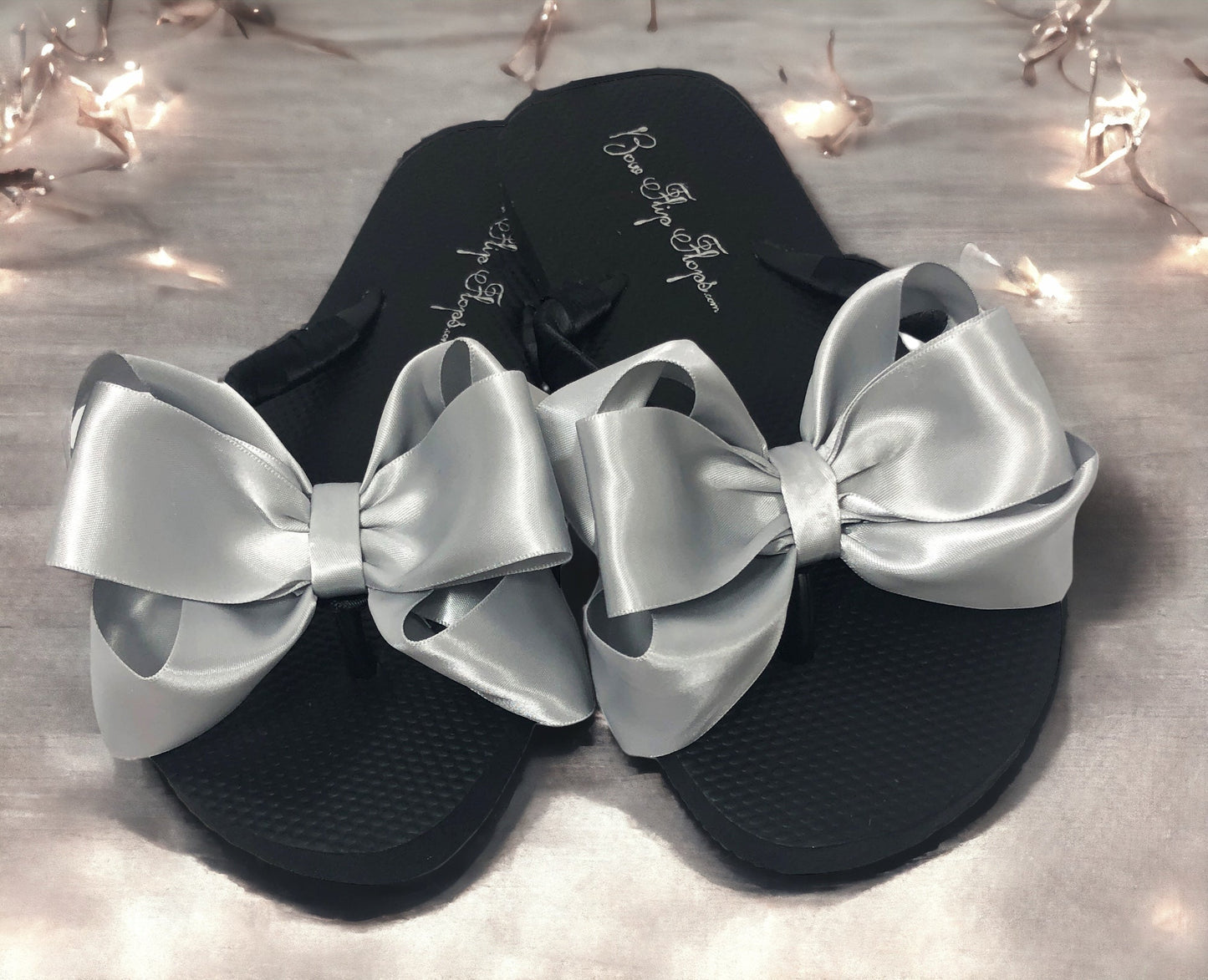 Choose your Colors Satin Bow Flip Flops for Ladies & Girls