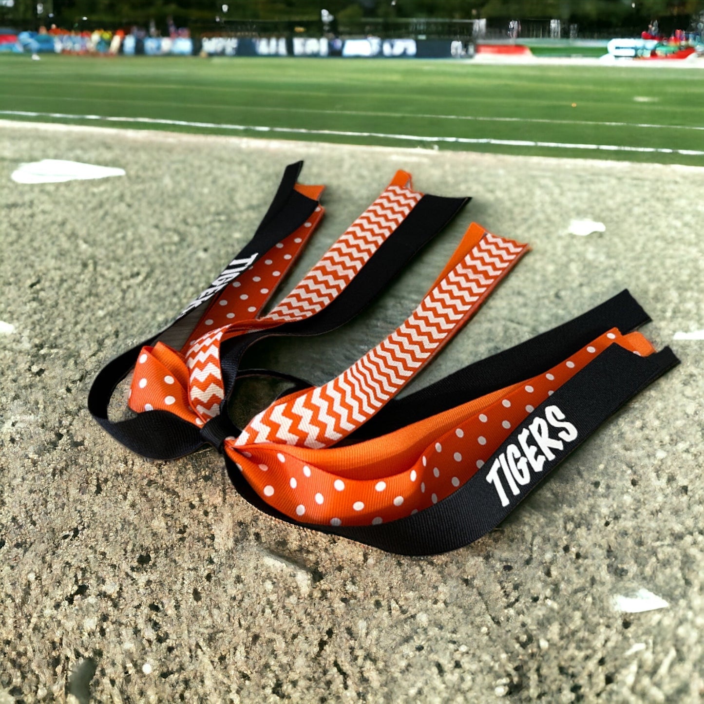 Choose your Colors Ponytail Bow, Track & Field, Cross Country Personalized