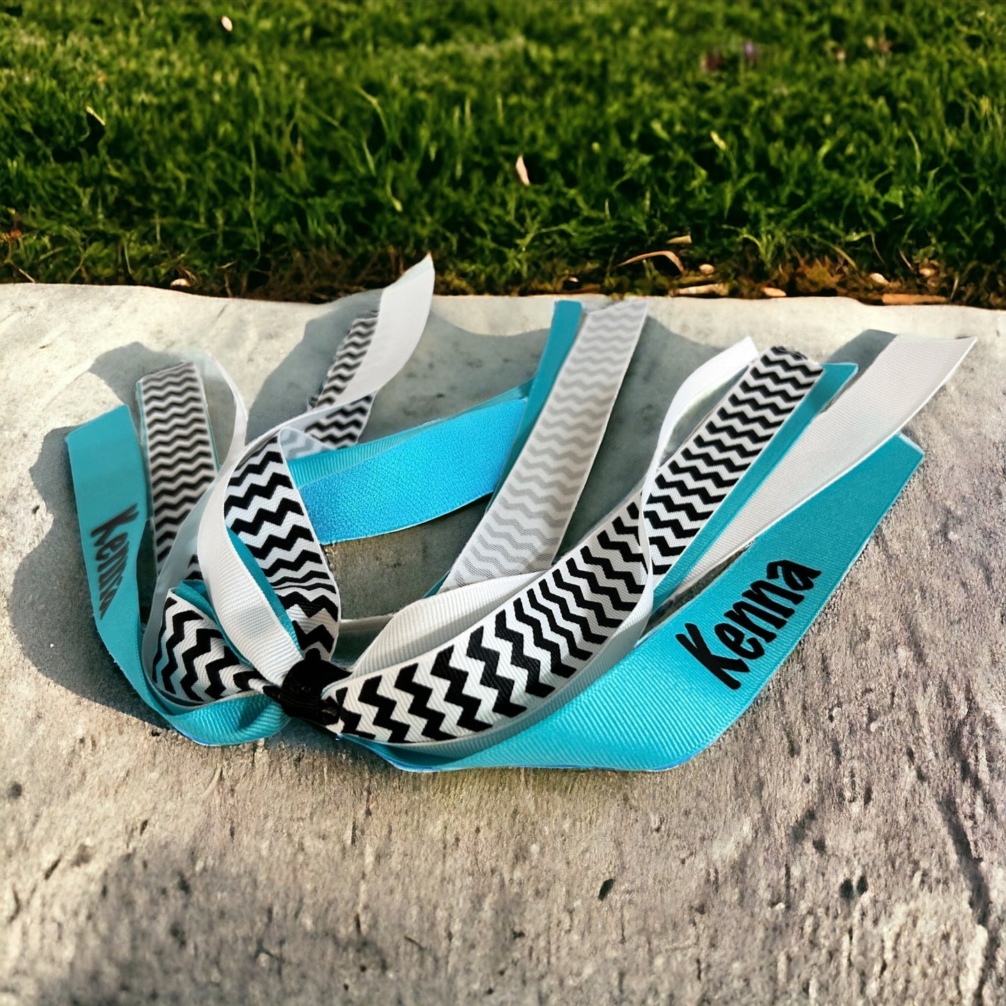 Choose your Colors Ponytail Bow, Track & Field, Cross Country Personalized