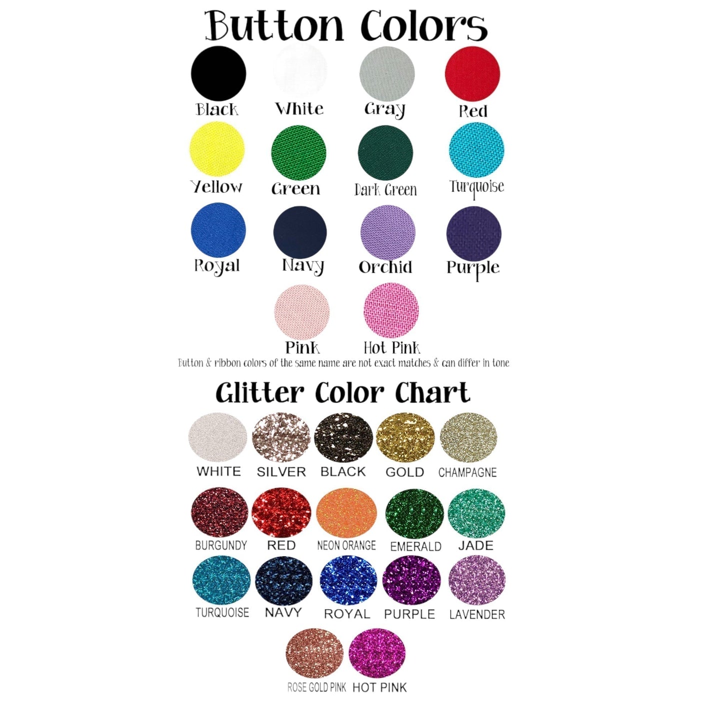 Cute Cheer Ribbon Personalized Glitter Initial Hair Bow, Navy Gold White or Match your Team