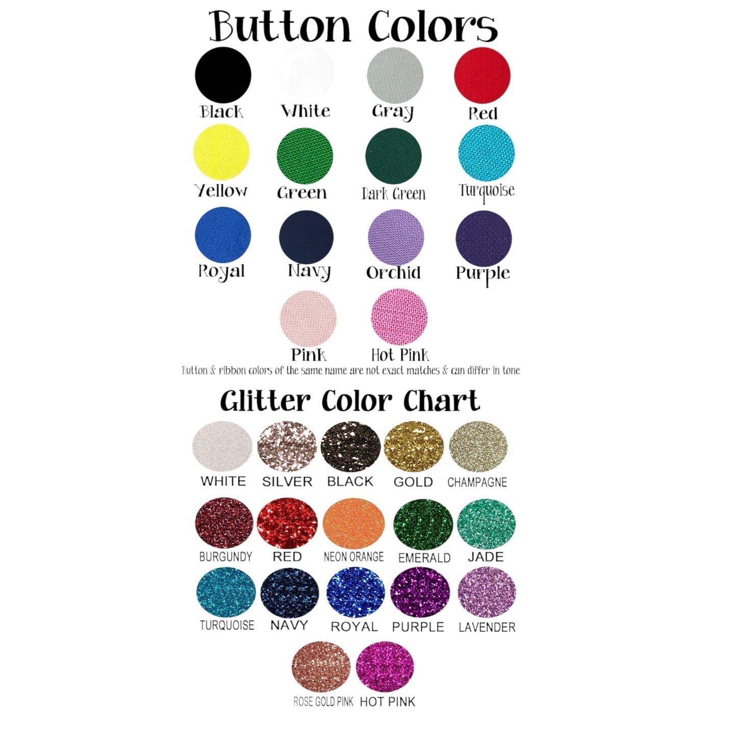 Gymnastics Ribbon Hair Bow in Black & Pink Personalized Glitter or Choose Team Colors