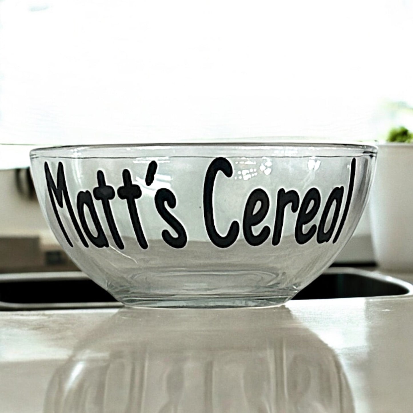 Cereal Killer Glass Bowl