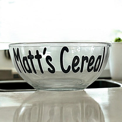 Cereal Killer Glass Bowl