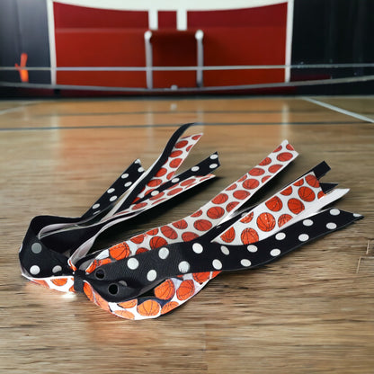 Soccer Ponytail Streamer Bow for Girls Team