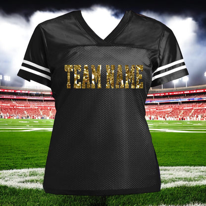 Choose your colors - Women's Glitter Football Team Jersey