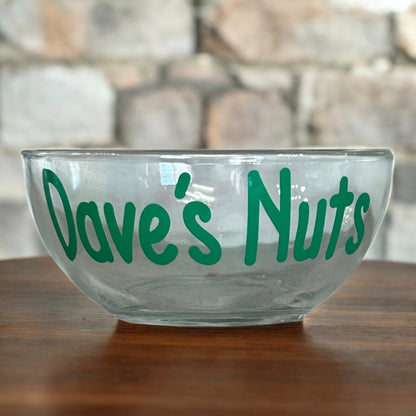 Pop's Ice Cream Bowl, Glass Dessert Dish for Grandpa Gift
