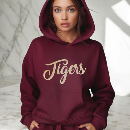 Choose Your Colors Hoodie with Customizable Glitter Writing on the Front