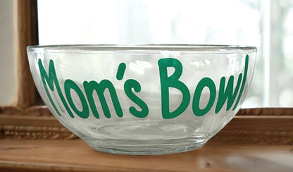 Pop's Ice Cream Bowl, Glass Dessert Dish for Grandpa Gift