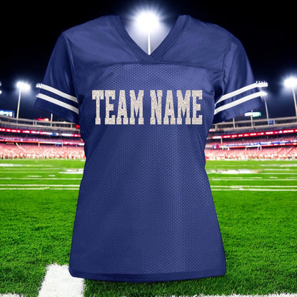 Choose your colors - Women's Glitter Football Team Jersey