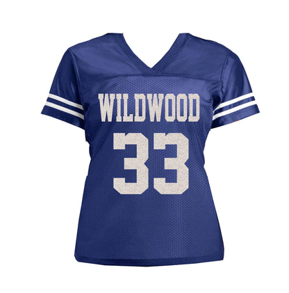 Glitter Football Women's Mom Jersey with School Team Name, Gladiators